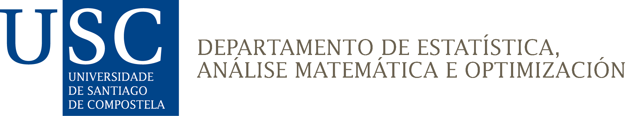 Departamento de Estatística, Análisis Matemática y Optimización